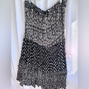 Chaudry KC Bohemian Maxi Skirt with‎ Black & Cream Size 2X NWOT